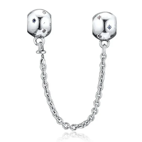 New Authentic PANDORA Disney Castle Fantasyland Safety Chain - Picture 3 of 5